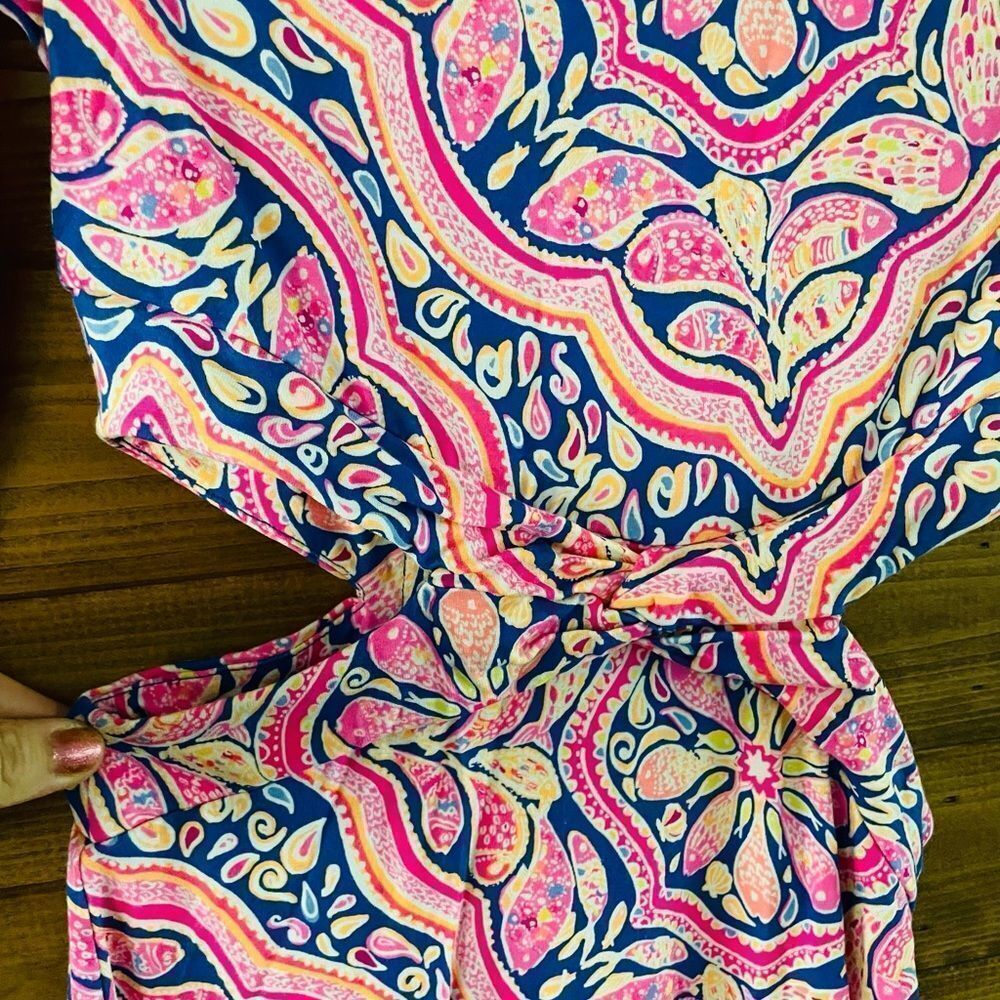 Lilly Pulitzer Pippa Cut Out Can't Resist Print Stretch Fitted Dress - Picture 3 of 3